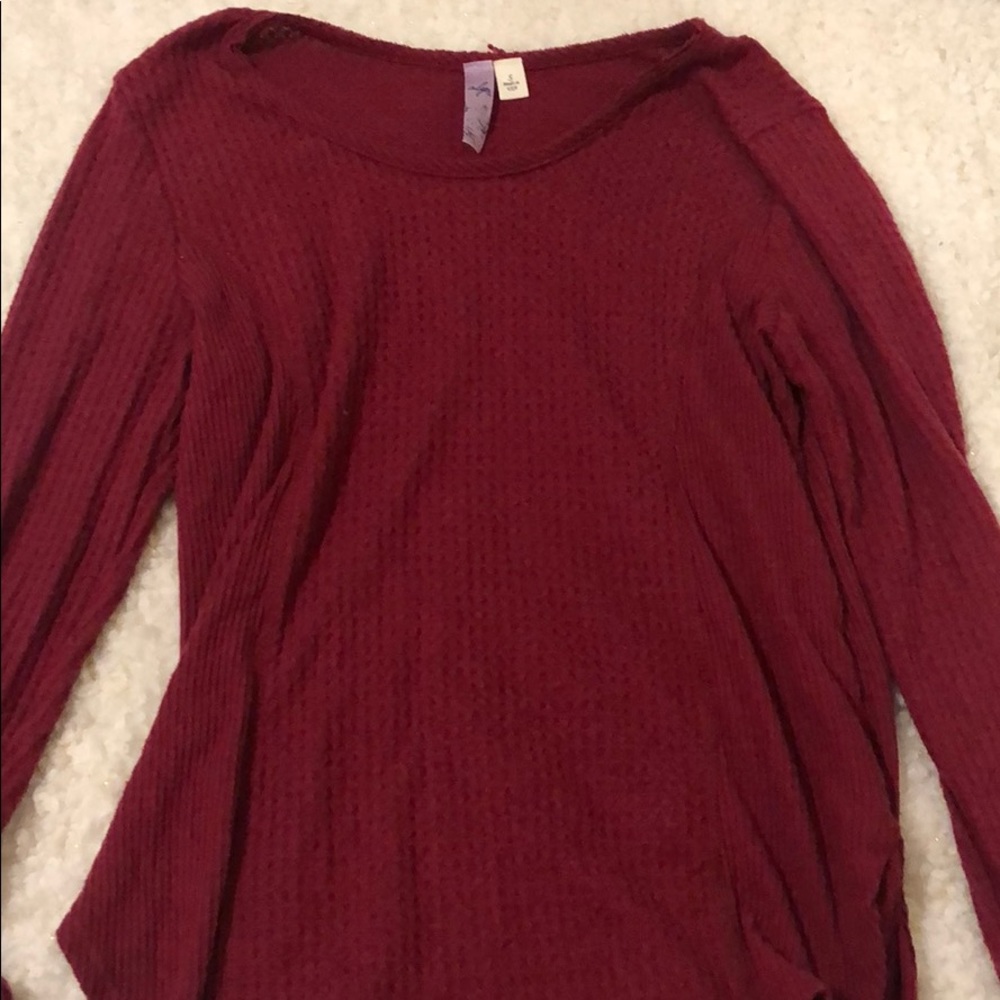 Dark Red Sweater